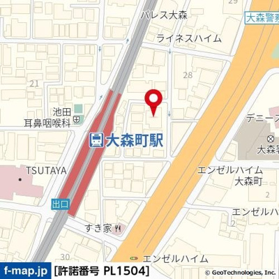 【地図】 | ヴェルステージ大森町駅前