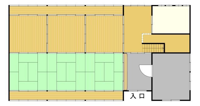 今町 貸店舗の間取り