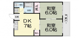 【間取り】 | コーポ西取石