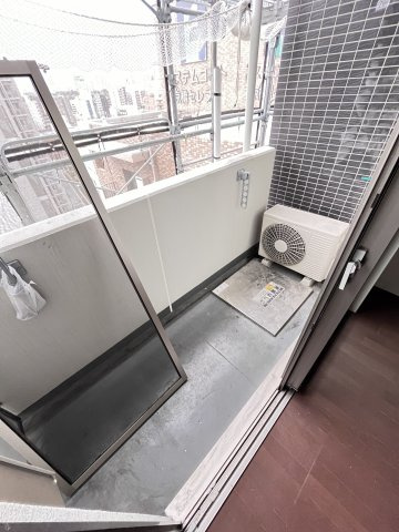 大阪市都島区東野田町１丁目の賃貸マンションのバルコニー