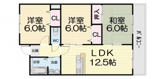 【間取り】 | ラフィネ西取石