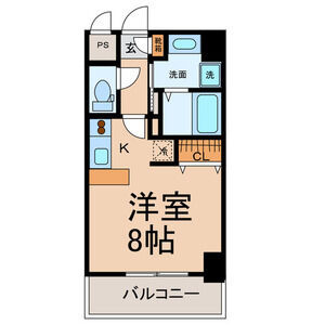 グランルージュ栄Ⅱの間取り
