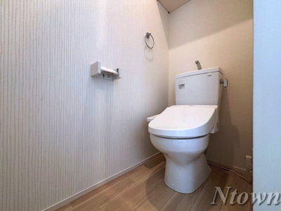 【トイレ】 | GRANDTIC平安通 | 落ち着いた色調のトイレです