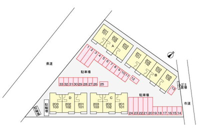 【駐車場】 | クラール南庄町　Ｃ