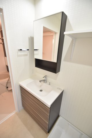 大阪市城東区蒲生２丁目の賃貸マンションの洗面所