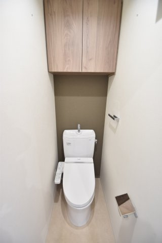 大阪市城東区蒲生２丁目の賃貸マンションのトイレ
