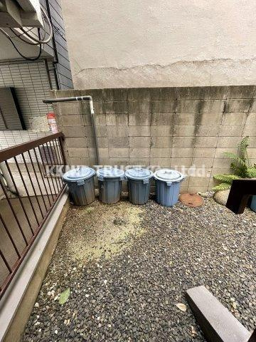 ハイツ田中の庭|簡単な家庭菜園も楽しめるお庭です