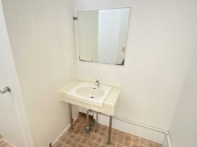 鈴彦ビルの洗面所