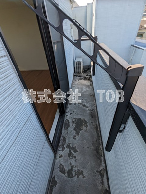 【バルコニー】 | ミハス南烏山 | ※クリーニング中の撮影※