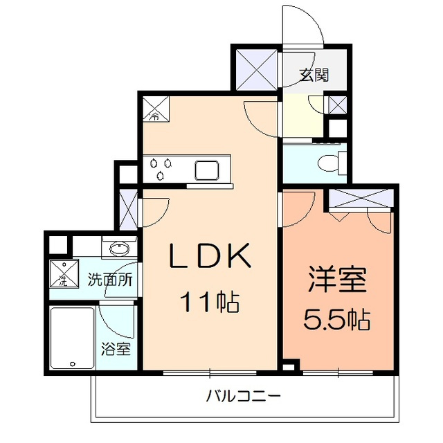 ヴィアソーレ湘南Ⅱの間取り