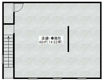 緑区亀が洞1丁目貸店舗・事務所の間取り