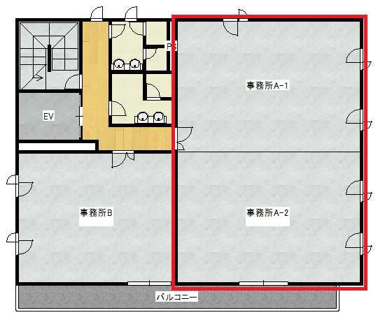 西町 金井ビルの間取り