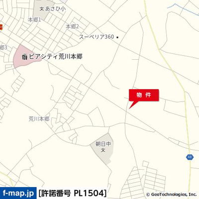 【地図】 | 実穀寺子O貸地