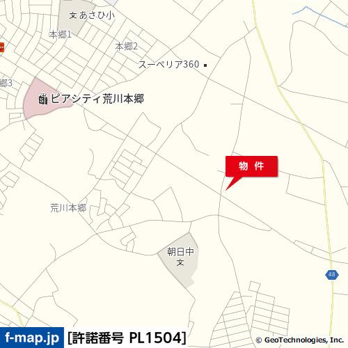 【地図】 | 実穀寺子O貸地