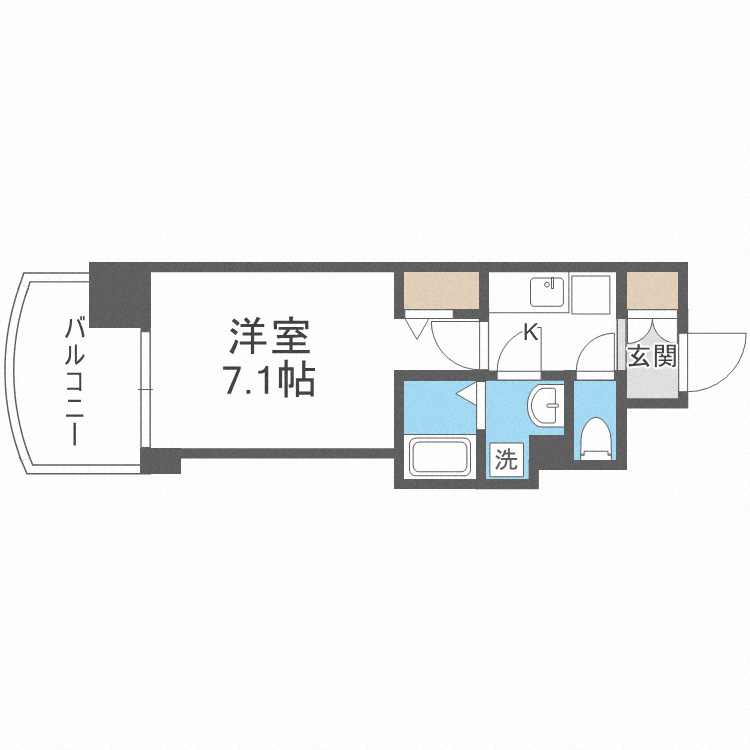 セレニテ日本橋プリエの間取り