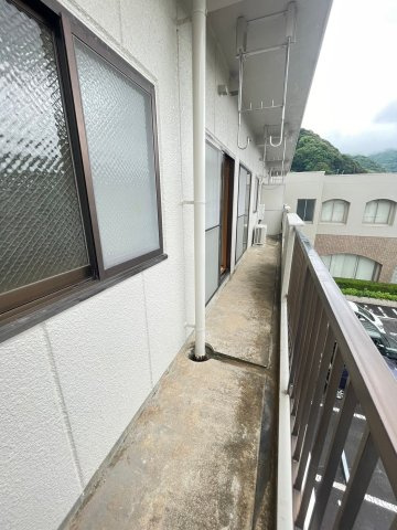 第一池田ビルのバルコニー