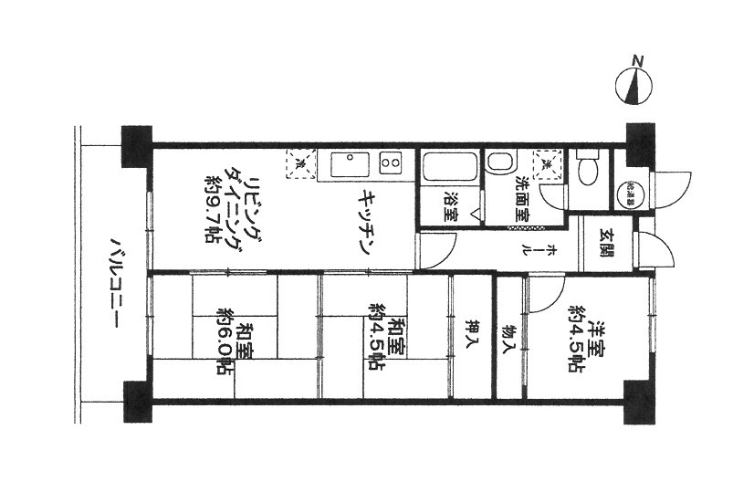 アーク岐阜の間取り|平面図