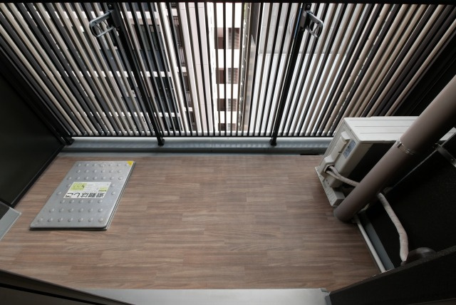 コンフォリア京町堀のバルコニー