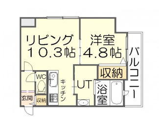 【間取り】 | ミリオンスカイ・手稲ステーション | リビングとキッチンの導線等、こだわりの空間デザインです。