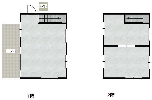 平戸橋町神田 貸店舗の間取り