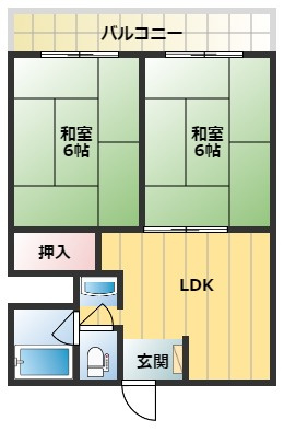 橋爪ビルの間取り