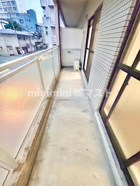 ロベリア弐番館のバルコニー