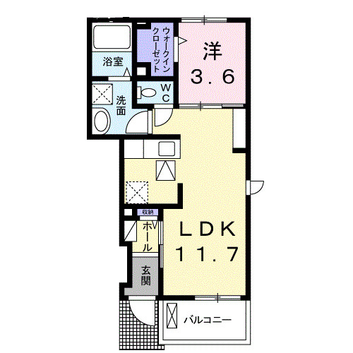 グランツ　Ｇの間取り