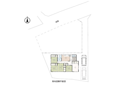 【区画図】 | 島田市道悦4丁目 中古戸建て