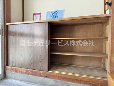 【収納】 | 島田市道悦4丁目 中古戸建て | 玄関にある靴箱です