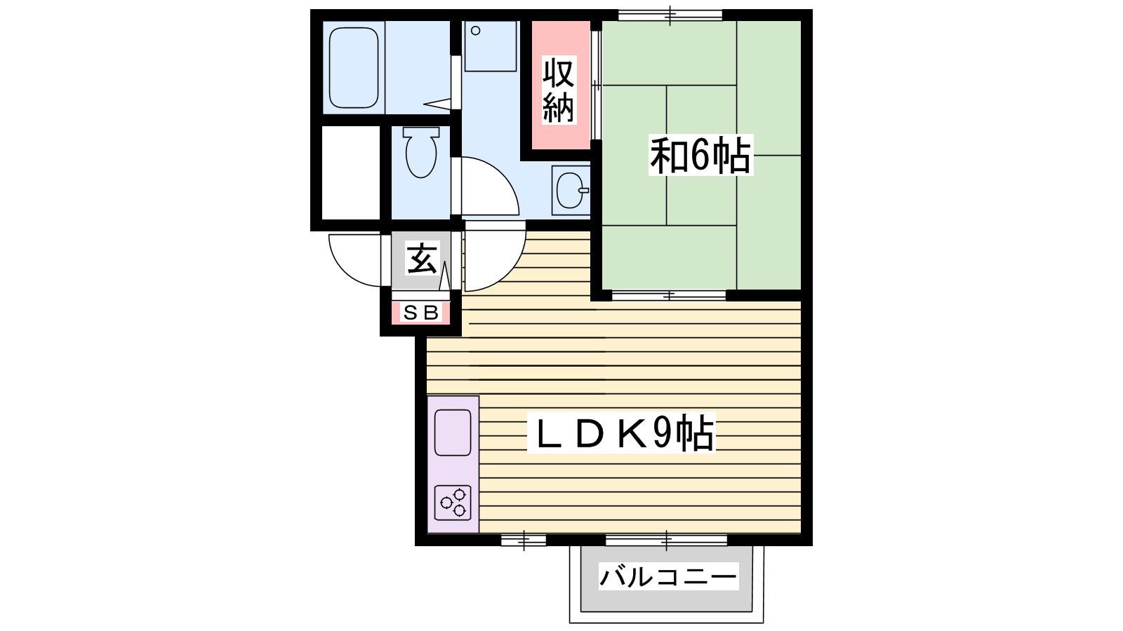 ハイツ４８の間取り