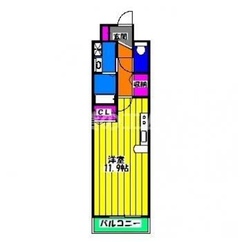 【間取り】 | ビュークレスト平尾南 | ビュークレスト平尾南の間取り
