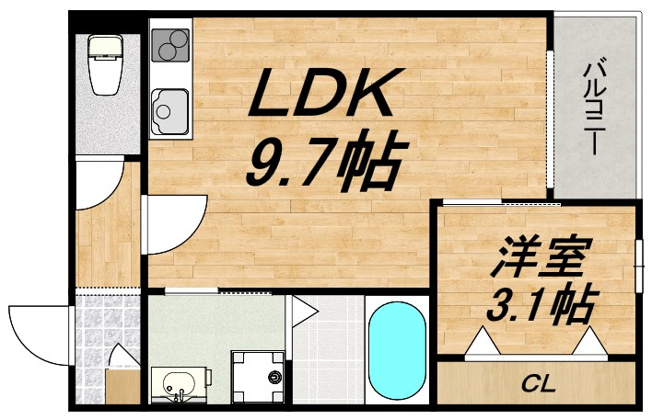 【間取り】 | LE COCON 大同