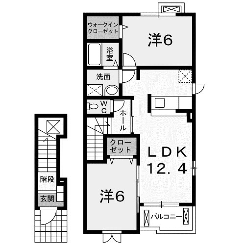 【間取り】 | ソレアードＳ