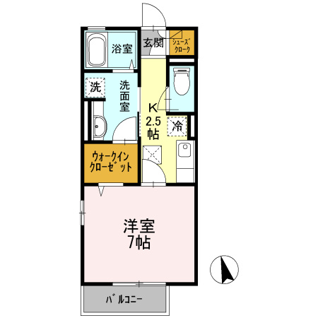 【間取り】 | サンライズ柄沢 西館