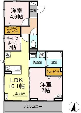 ローレルハイムの間取り|オートロック・宅配ボックス完備♪