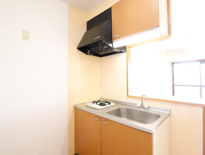 熊本市南区近見９丁目のアパートのキッチン