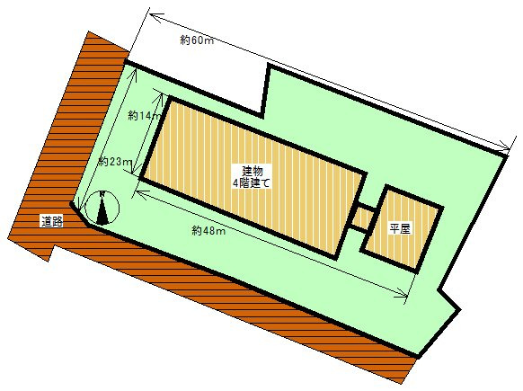笠岡市笠岡売ビルの区画図