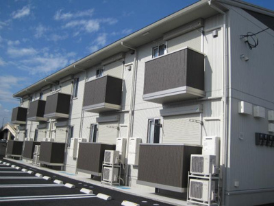 【外観】 | サンマリンⅧ | １階は家具家電付、２階は家具付です。