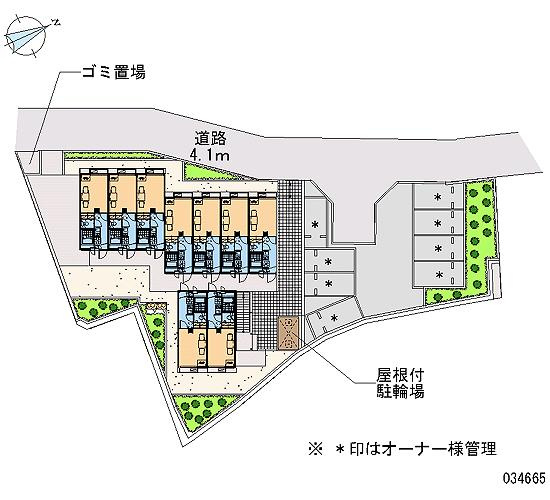 レオパレスブライトハイムの区画図|ブライトハイム
