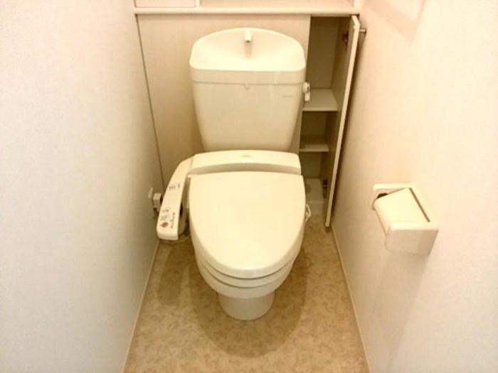 メゾン・ドゥジェームBのトイレ|トイレもきれいです