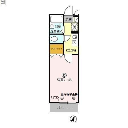 ソレイユの間取り