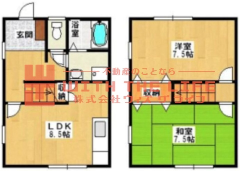 アメニティタウンハウスの間取り