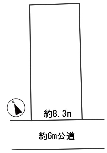 ６２８００　岐阜市栄新町土地の区画図