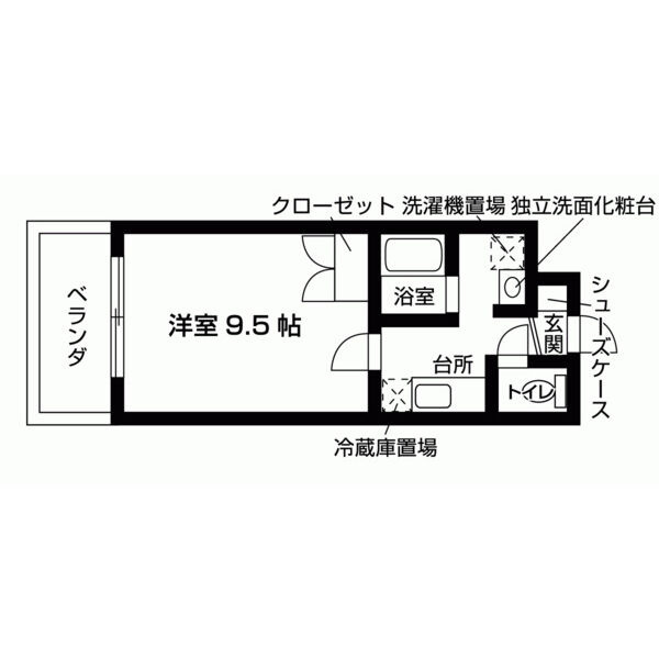 Peaceful朱雀（ピースフル朱雀）の間取り