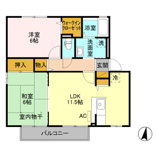 【間取り】 | ヴェル・ソール　Ａ