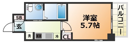 エスリード神戸WESTの間取り