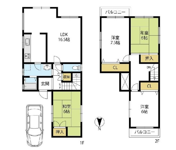 【間取り】 | 間取りは4LDKになります。