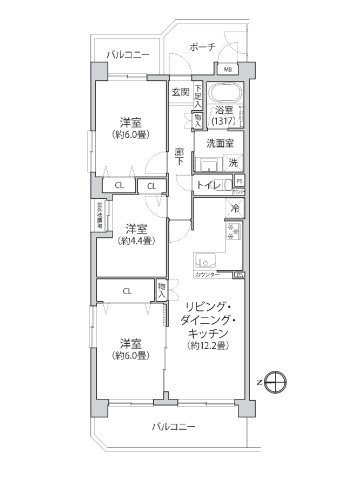 JR南武線「武蔵新城」クリオ武蔵新城七番館の画像
