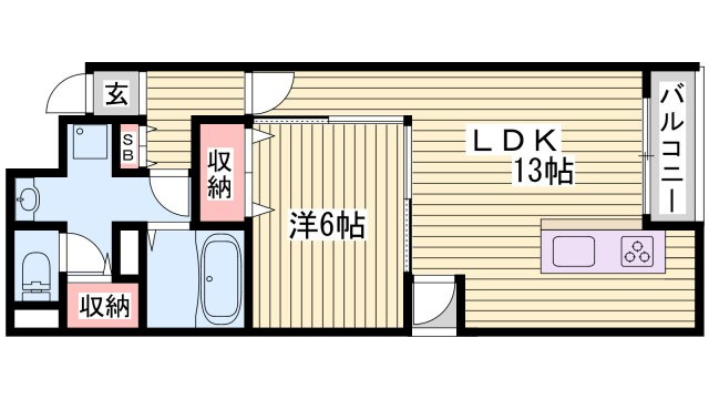 ＯＡ　ＦＬＡＴ御立東Ⅱの間取り
