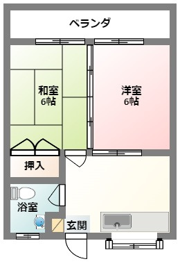 【間取り】 | 百々歳アパート | 百々歳アパート★那覇市首里末吉町エリア
